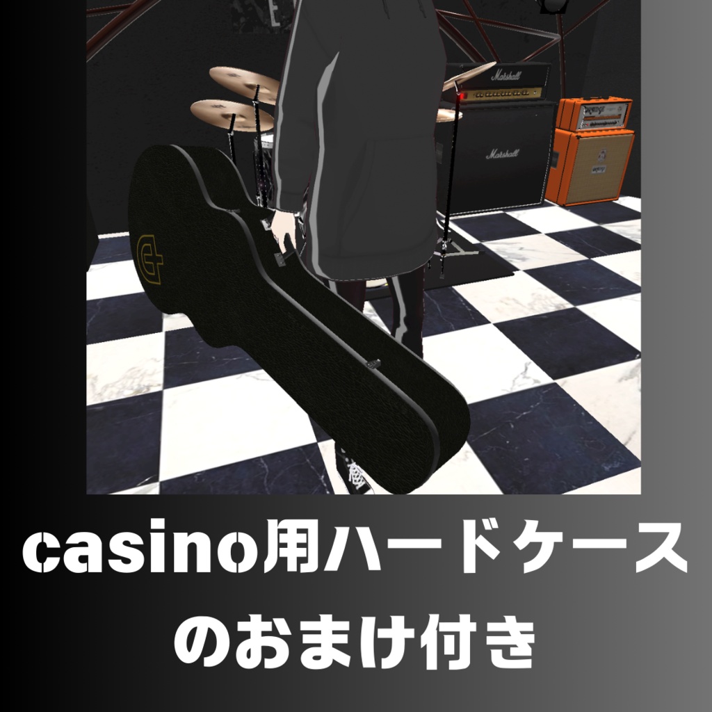 casinotypeギター 6カラーセット ローポリモデル