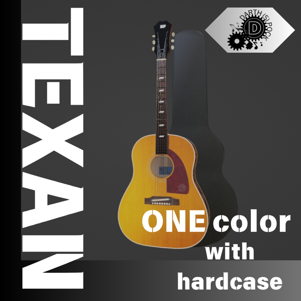 TEXANtypeギター　　ローポリモデル
