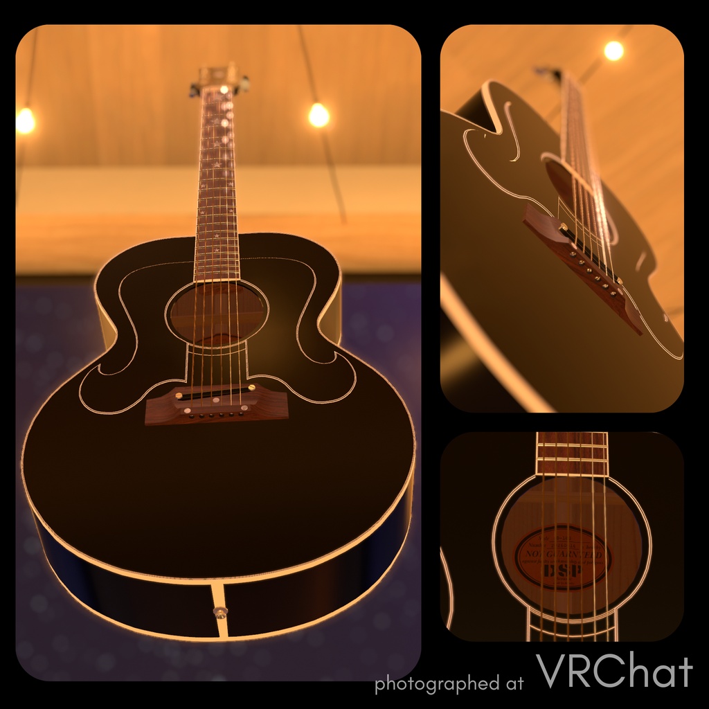 D-180 3D Acoustic Guitar Model