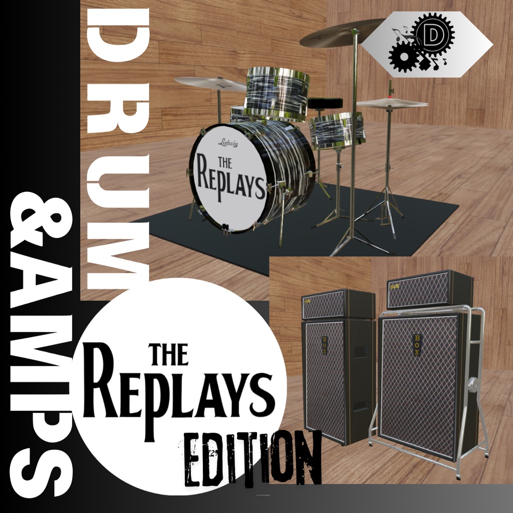 ドラムセット＆２アンプ　THEREPLAYSedition
