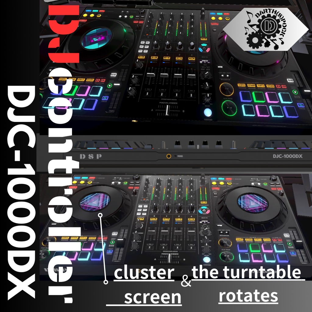 DJコントローラー　DJC-1000DX