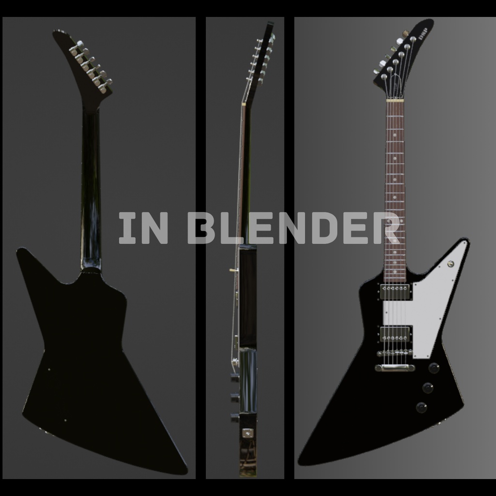 VOLT ElectricGuitar3Dモデル