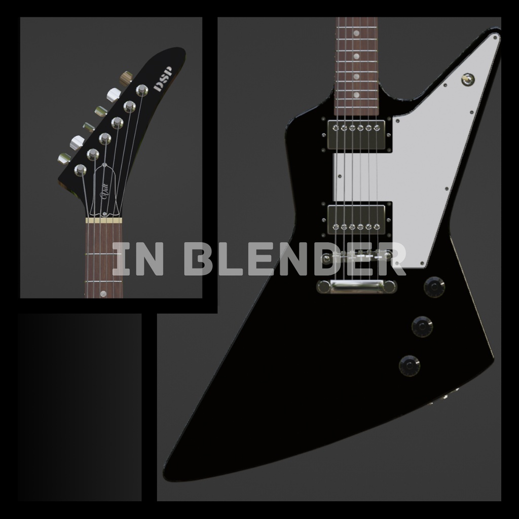 VOLT ElectricGuitar3Dモデル