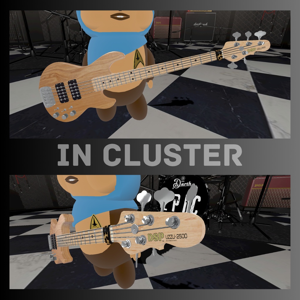 DP2500 U-edition ElectricBass3Dモデル