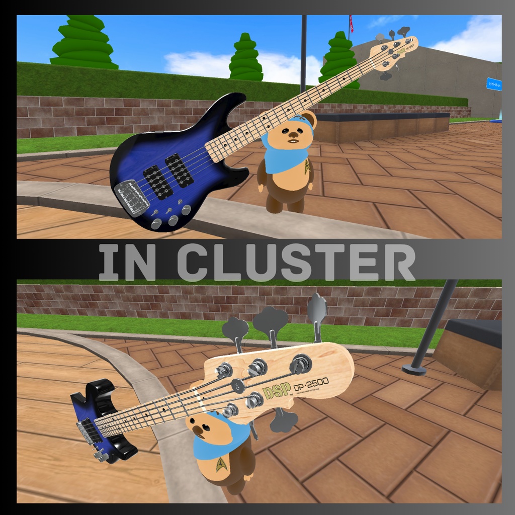 DP2500 ElectricBass3Dモデル