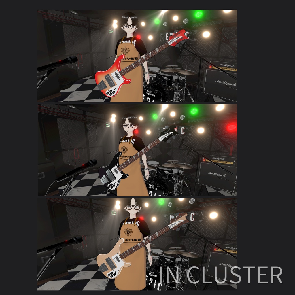 DPR43 3DCG超ローポリゴンベースモデル