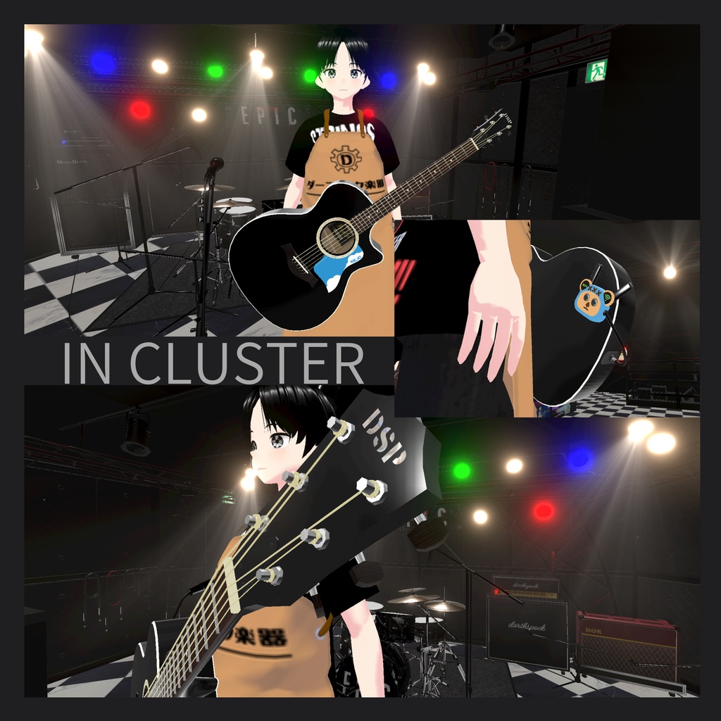 D-314 MUNE-edition 3DCGローポリゴンギターモデル