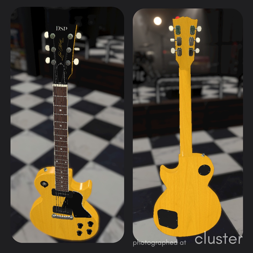 LPD-SPECIAL Low-Poly 3D Guitar Model