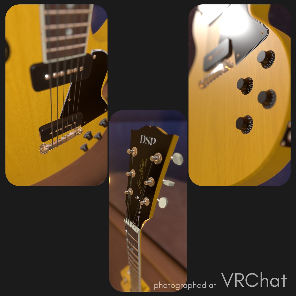 LPD-SPECIAL Low-Poly 3D Guitar Model