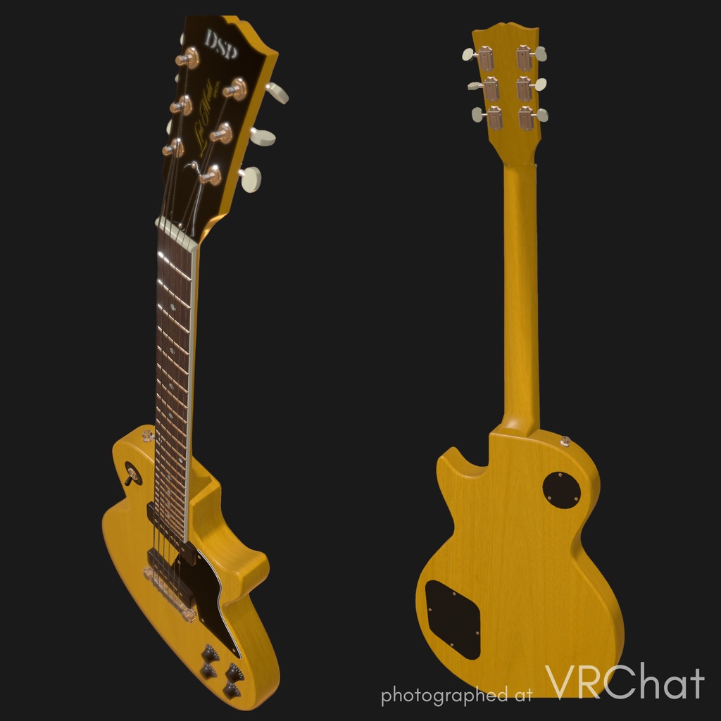 LPD-SPECIAL Low-Poly 3D Guitar Model