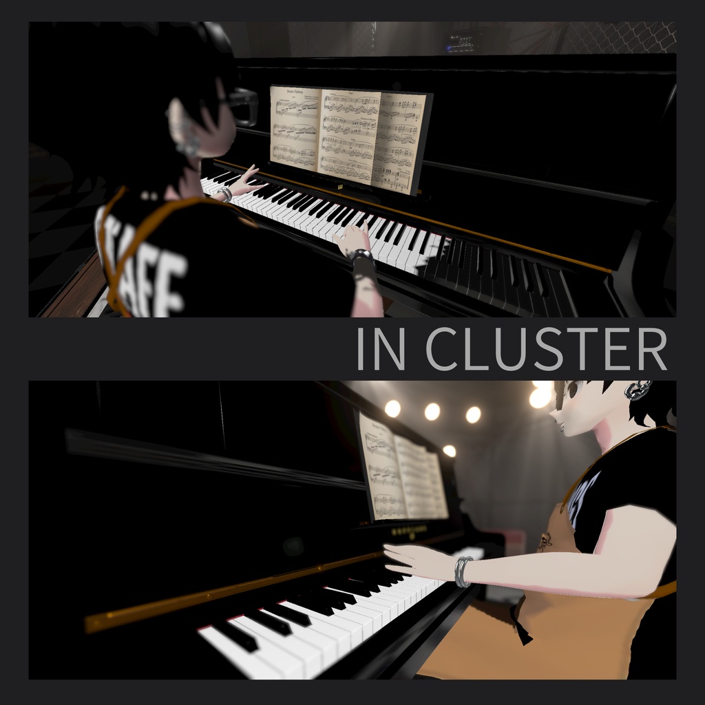 UR PIANO 3DCGローポリゴンアップライトピアノモデル