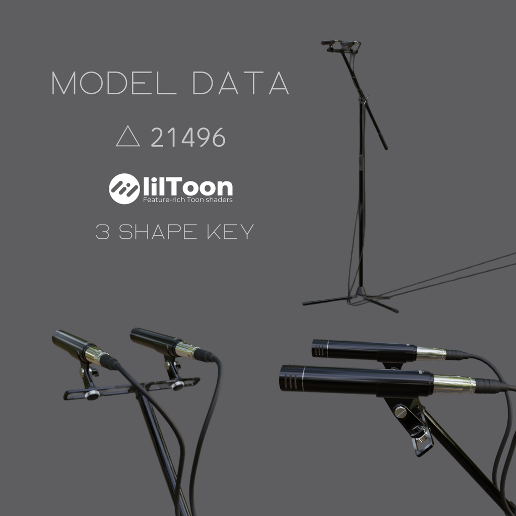 コンデサマイク ペン型 3D Pencil Condenser Microphone Model