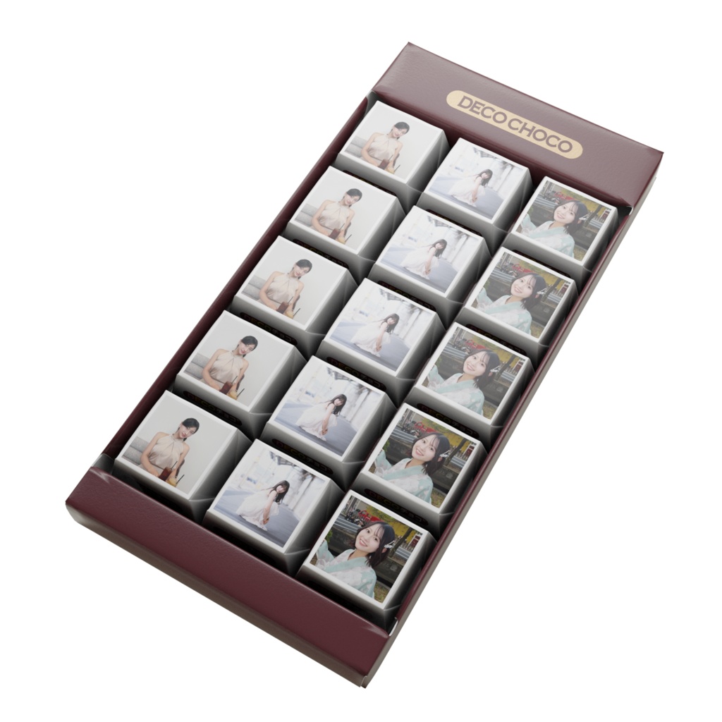 チロルチョコ トリオ別(凛花/羽生/咲和)