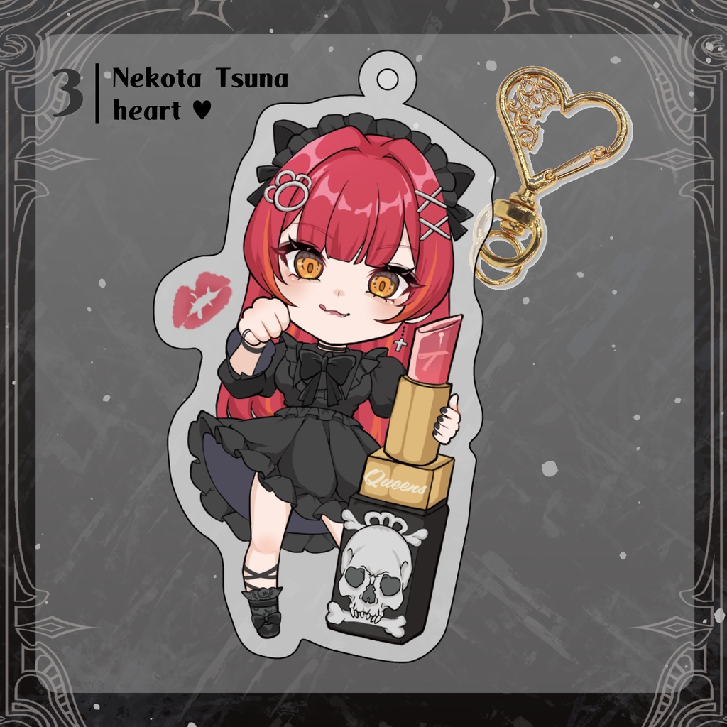【VGGC10th】アクリルキーホルダー（猫汰つな）【非公式】