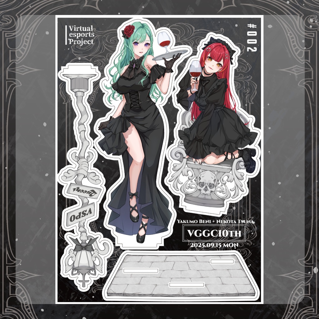 【VGGC10th】ジオラマアクリルスタンド（猫汰つな×八雲べに）【非公式】