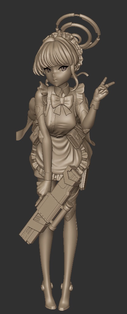 ブルーアーカイブ 飛鳥馬トキ 未塗装未組み立てガレージキット