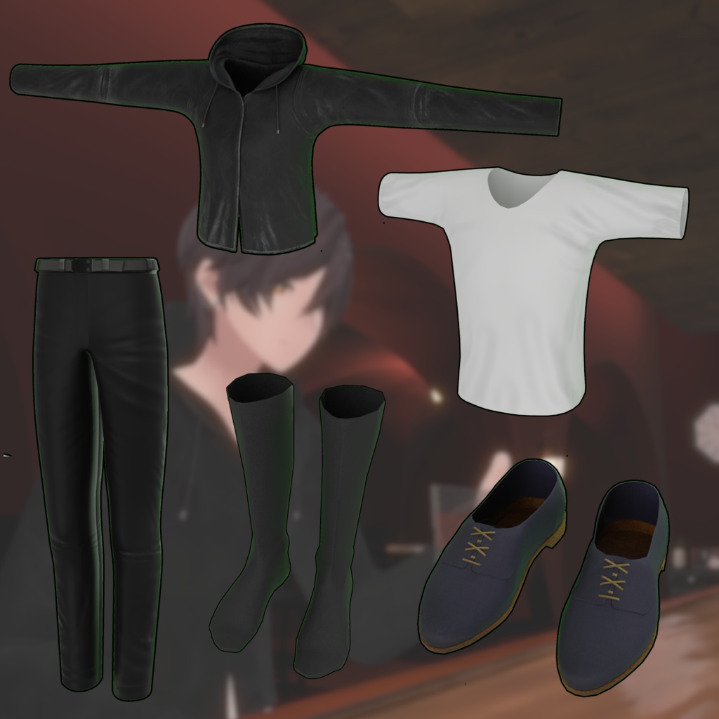 碼希 専用 - Leather Jacket