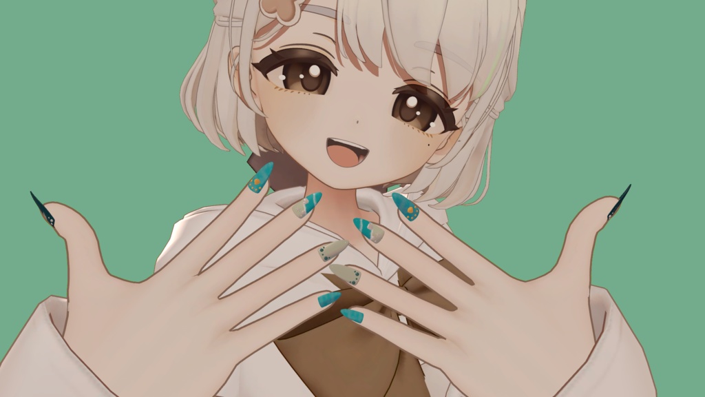 【14アバター対応】Summer Nail