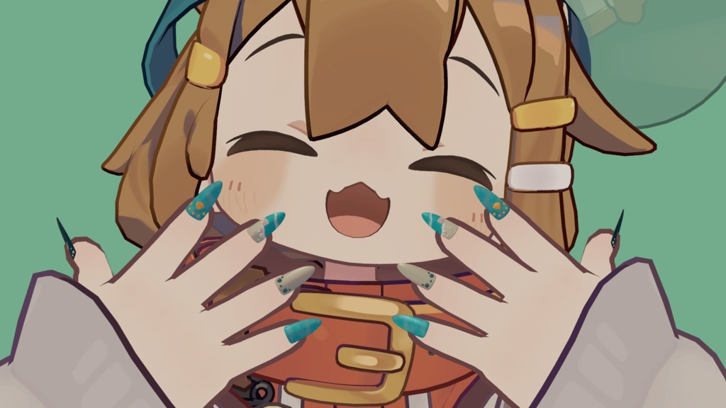 【14アバター対応】Summer Nail