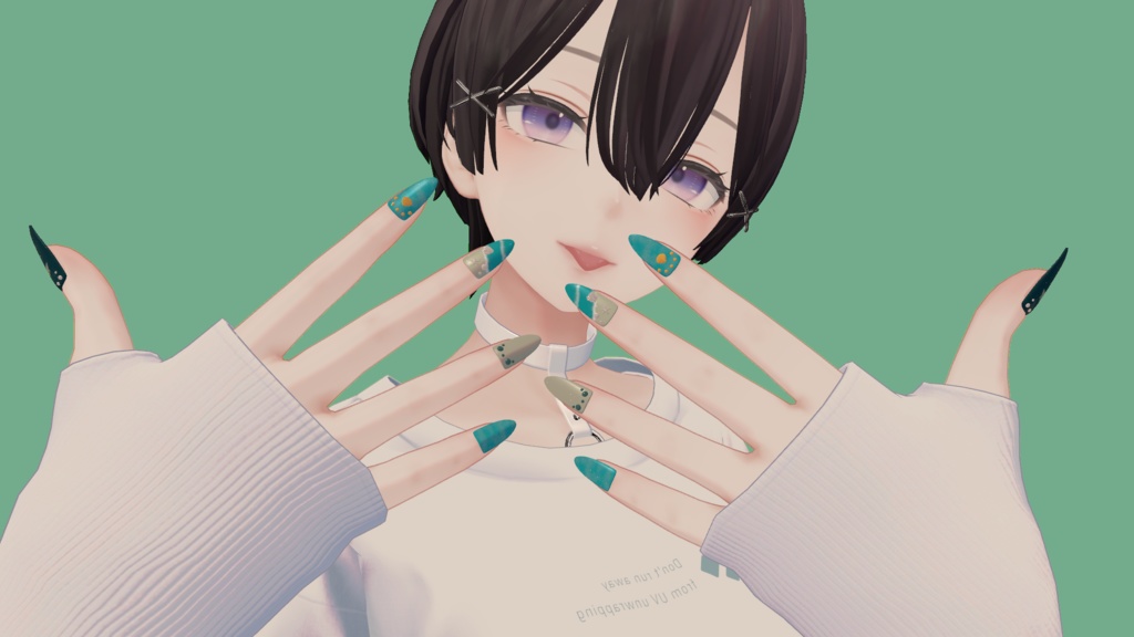 【14アバター対応】Summer Nail