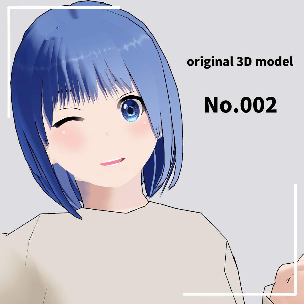 オリジナル3Dモデル「No.002」