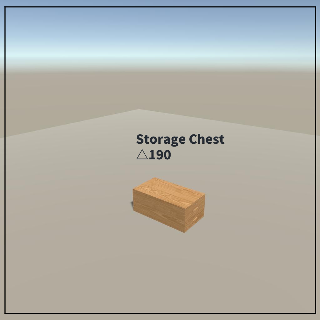 【VRChat想定】和風家具セット