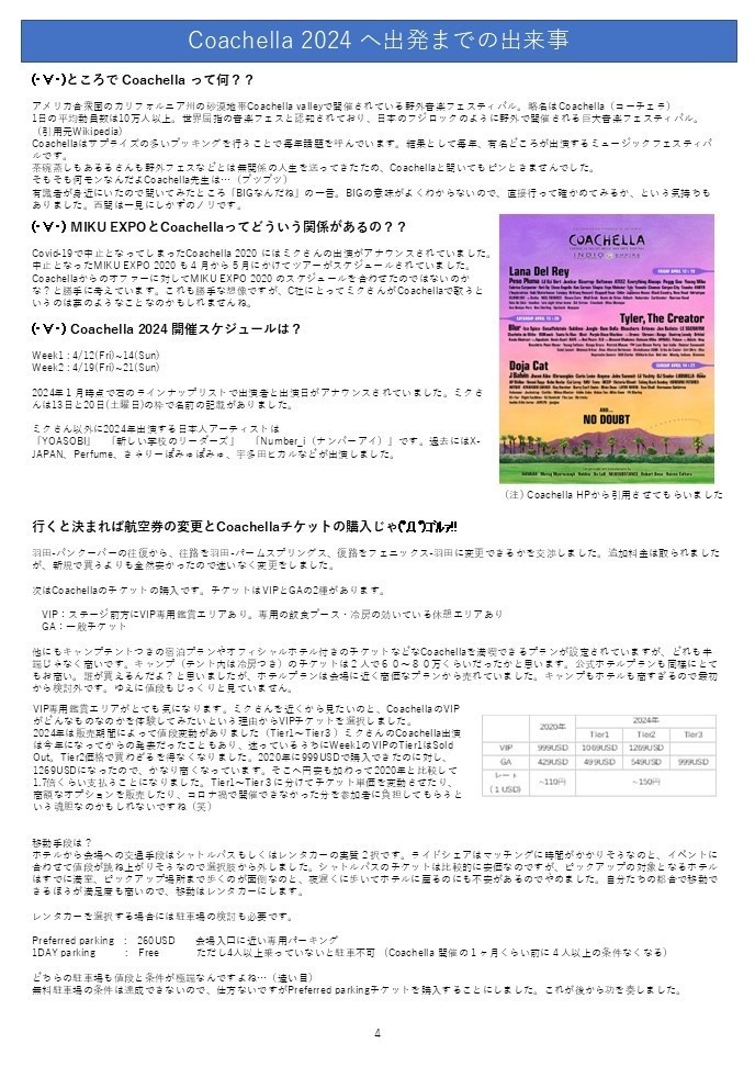 MIKU EXPO 2024 North America and Coachella Report Book