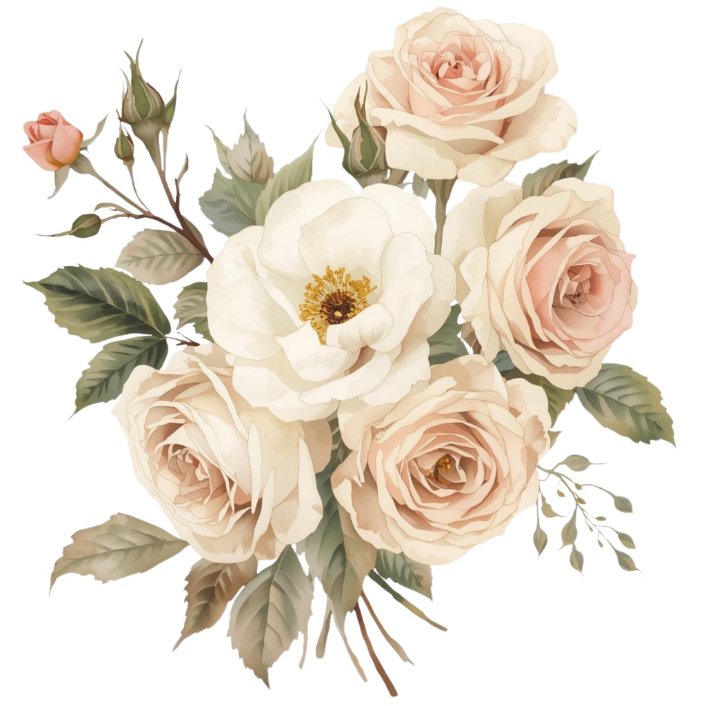 日常を彩るアンティーク風雑貨イラスト素材集(12点)