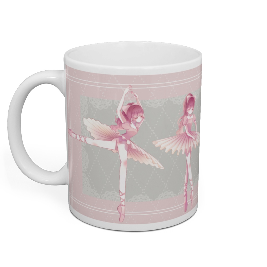 バレリーナのマグカップ
