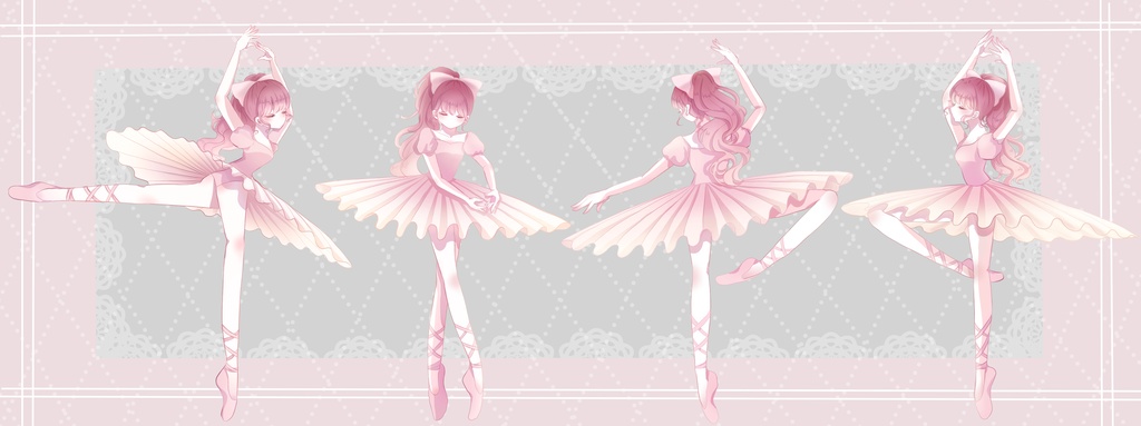 バレリーナのマグカップ