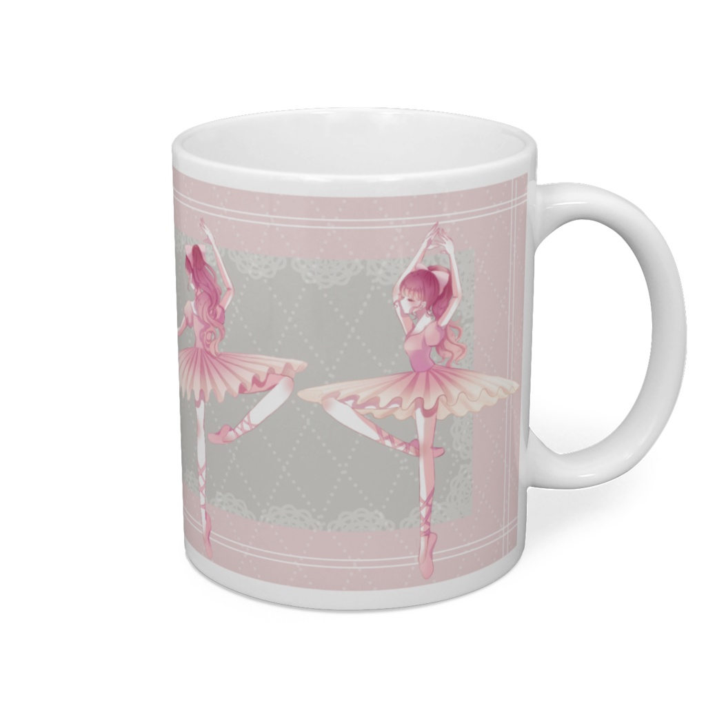 バレリーナのマグカップ