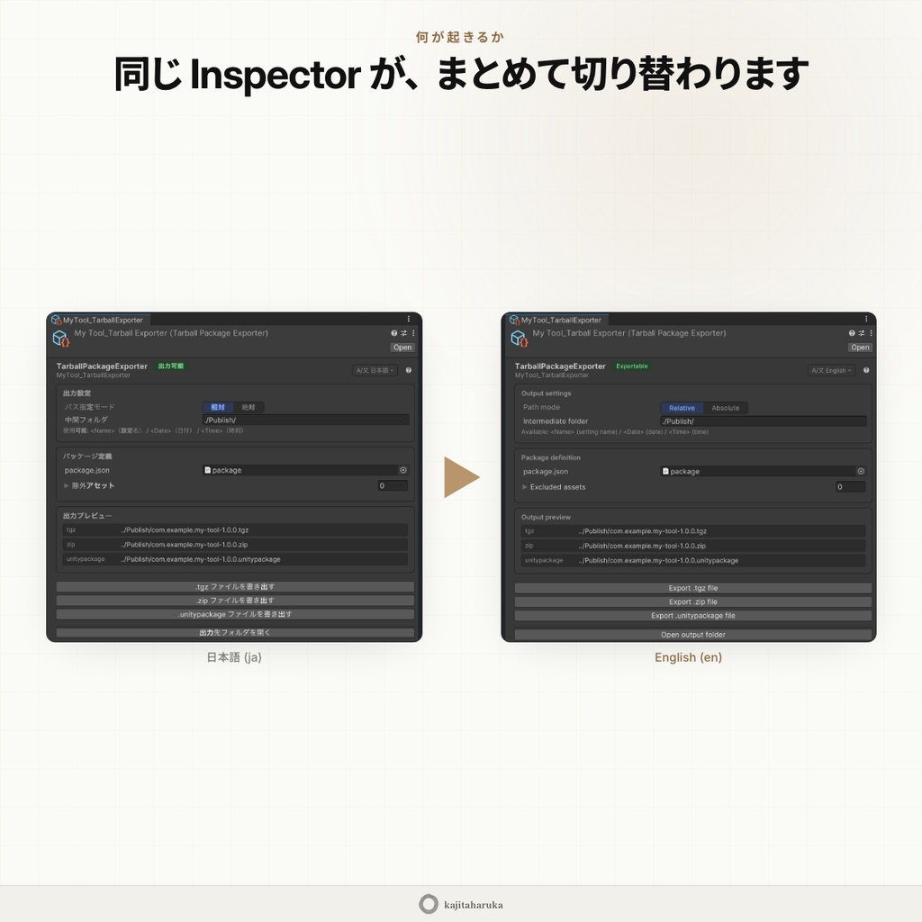 UnityEditorLocalization -Unityエディタ拡張多言語化基盤パッケージ-