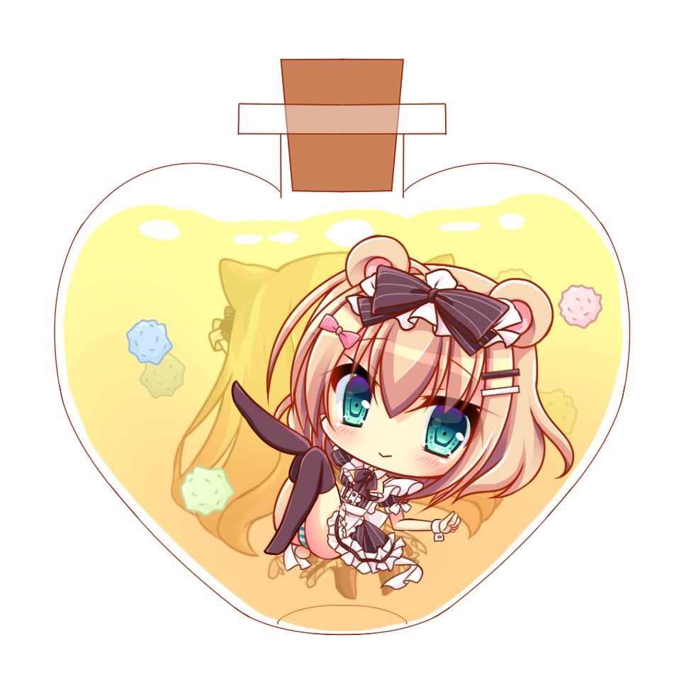 アクリルキーホルダー　ケモ耳