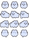 【pictSQUARE用】宵ポメとあちゃポメのアバター