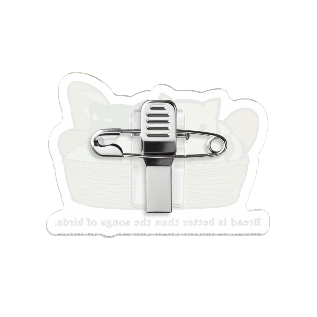 しばいぬとパンのアクリルバッジ