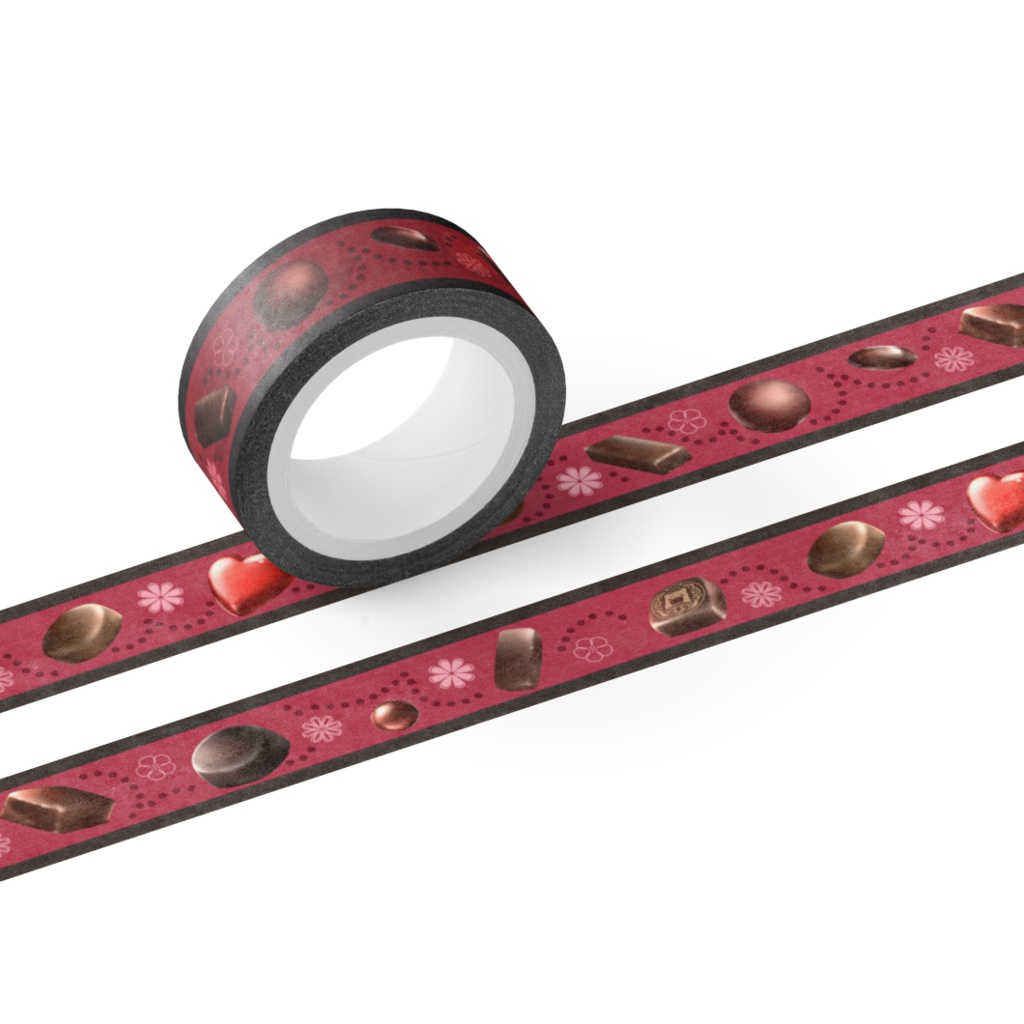 ビターチョコレートのマスキングテープ