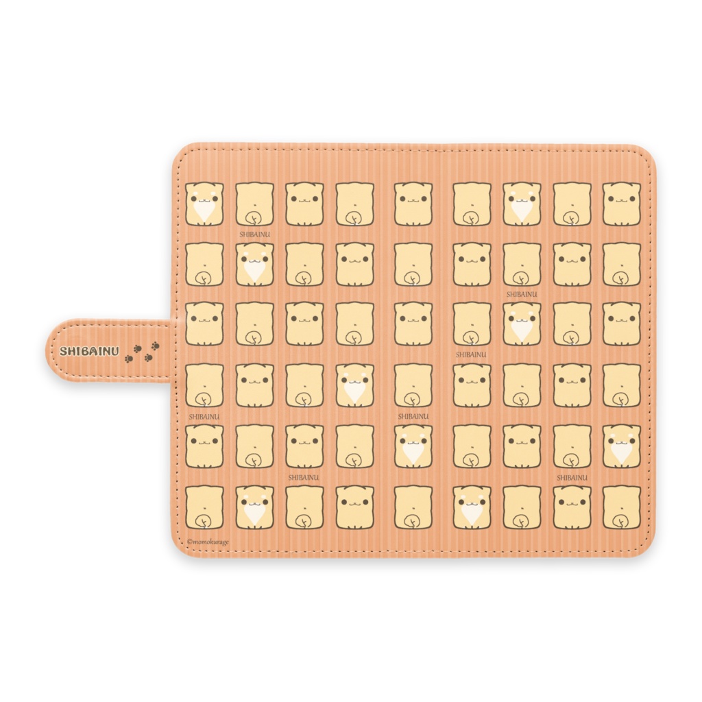 しばいぬくん手帳型Androidケース