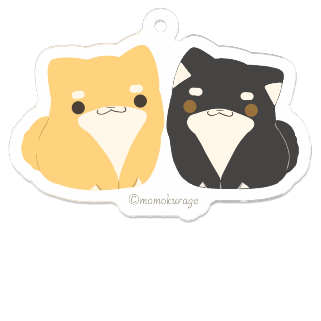 しばいぬくんとクロしばくんアクリルキーホルダー