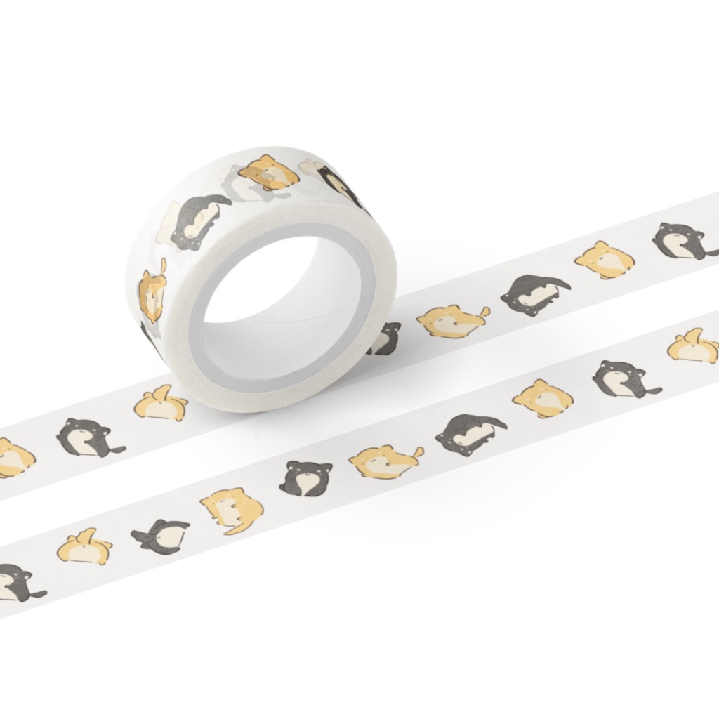 ゆるっとしばいぬマスキングテープ