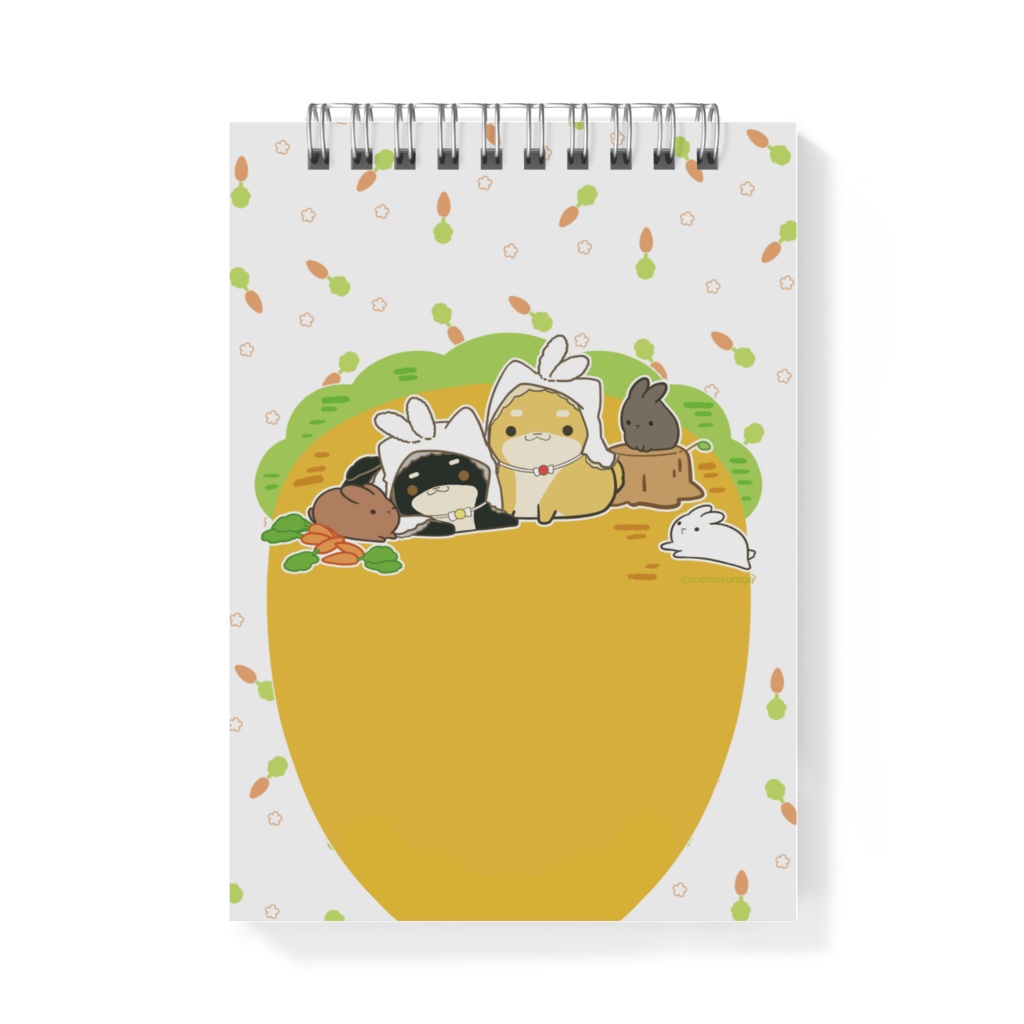 しばいぬとうさぎ メモ帳