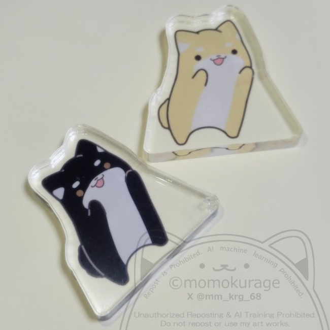 【しば＆クロ】ミニアクリルスタンドセット