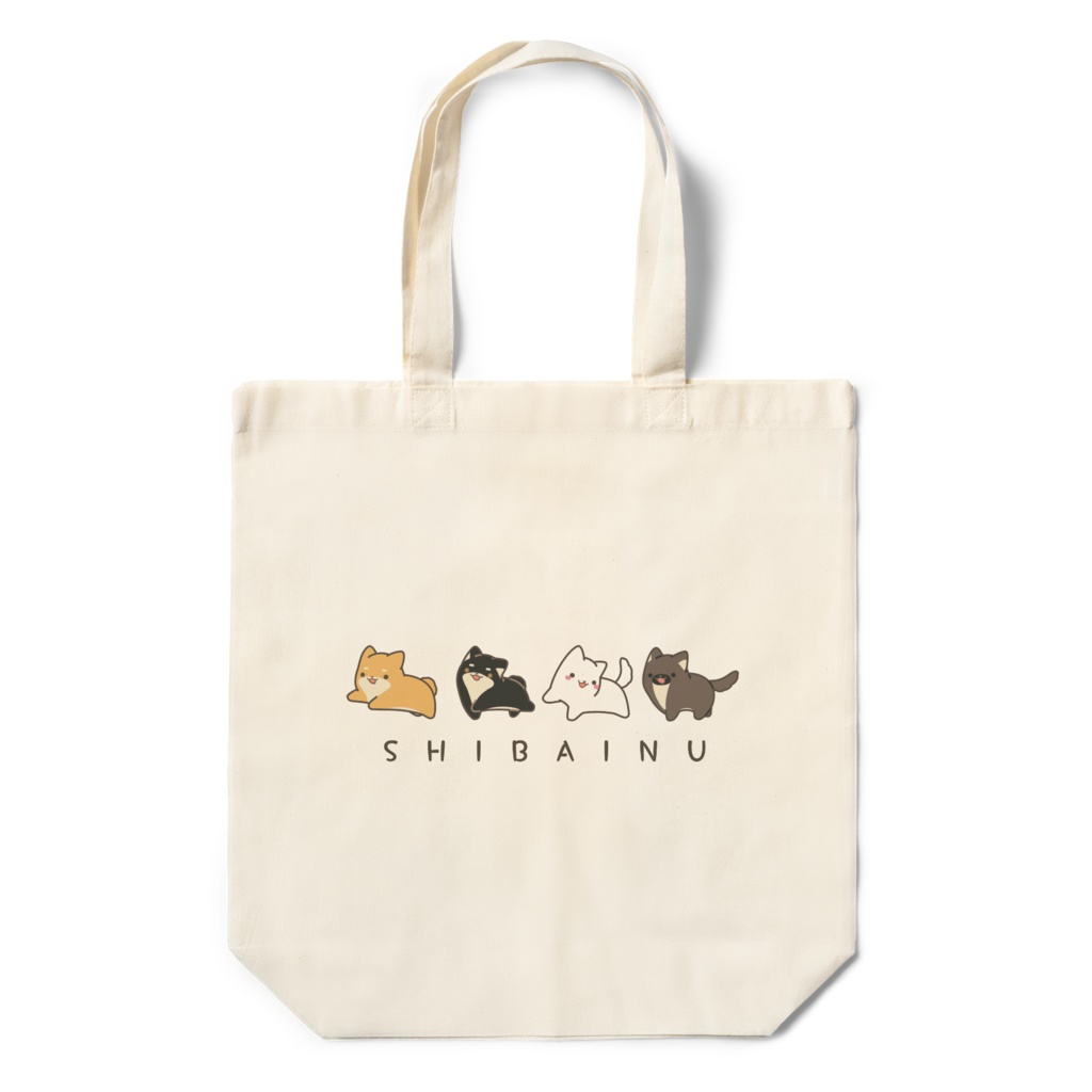 追いかけっこSHIBAINUエコバッグ