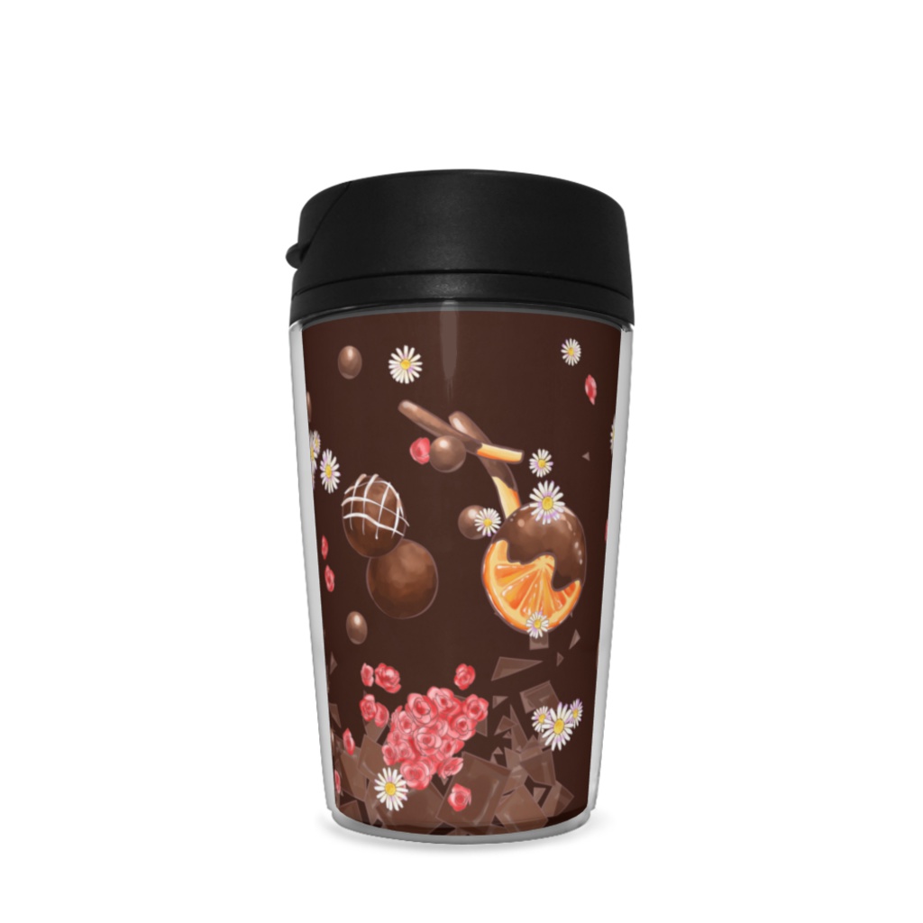チョコとハートのタンブラー