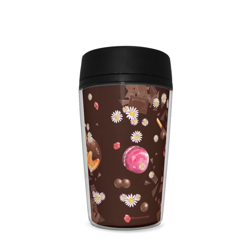 チョコとハートのタンブラー