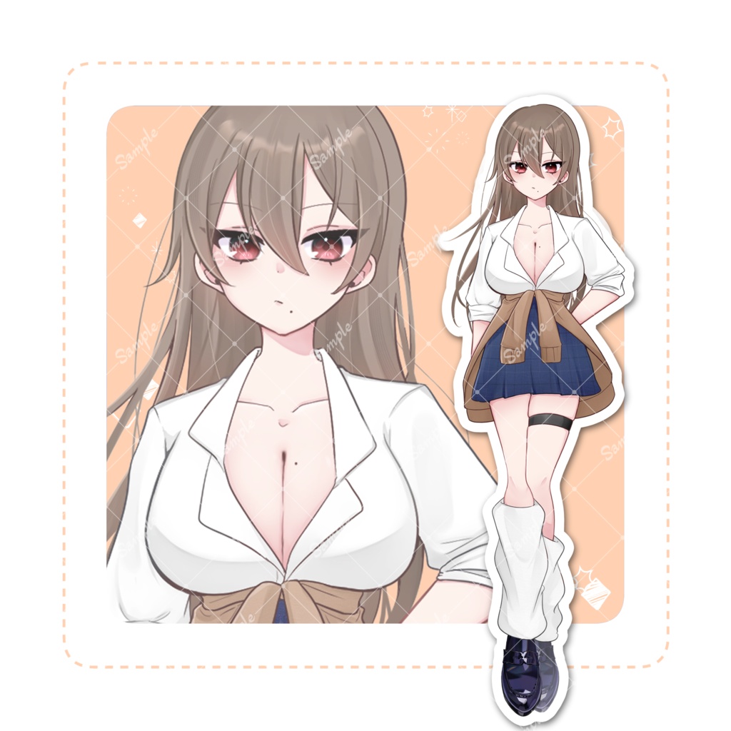 女子高生/ギャル¦全身立ち絵