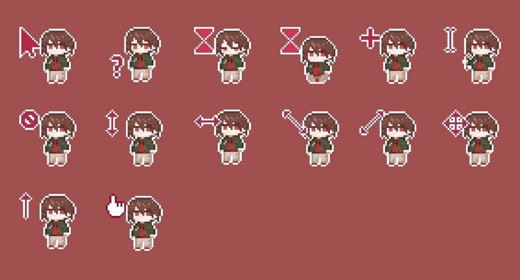 【非公式】尽田留 マウスポインタ