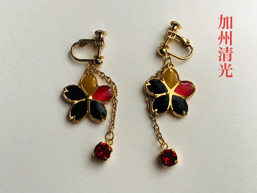 〜桜男士〜刀剣乱舞イメージピアス・イヤリング