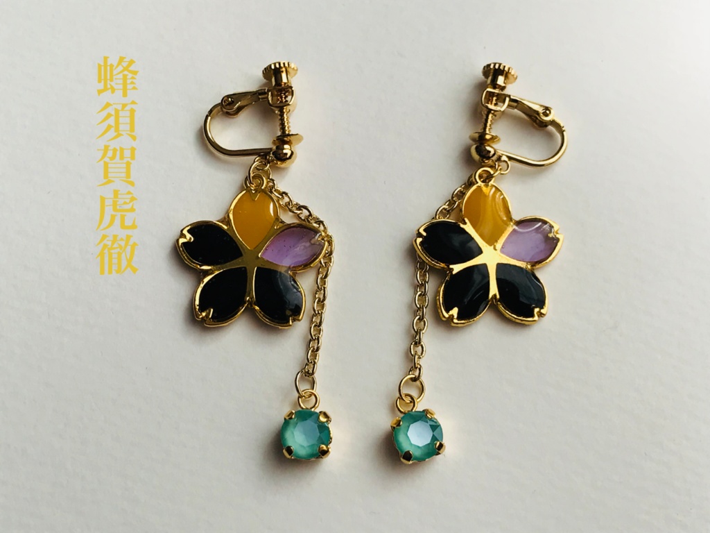 〜桜男士〜刀剣乱舞イメージピアス・イヤリング