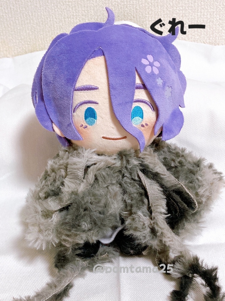 ぬいぐるみ用ふわふわケープ