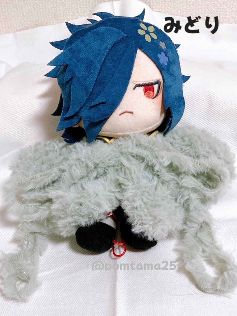 ぬいぐるみ用ふわふわケープ